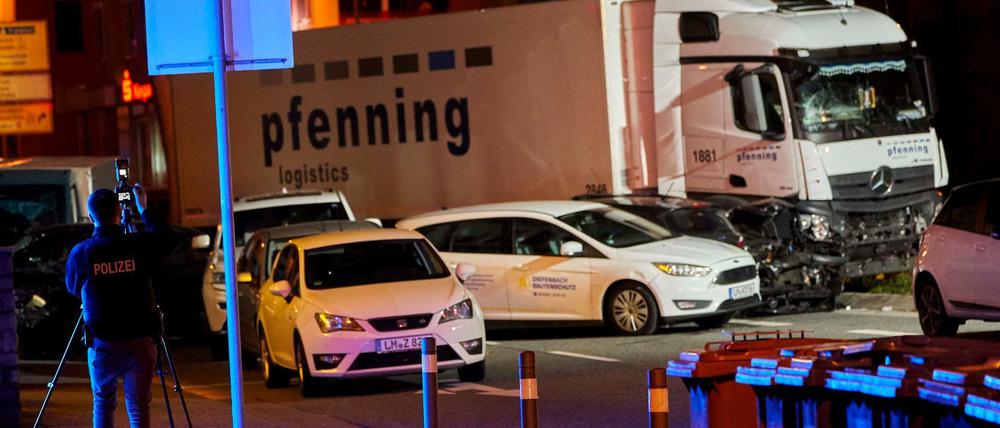 Die Unfallstelle in Limburg.