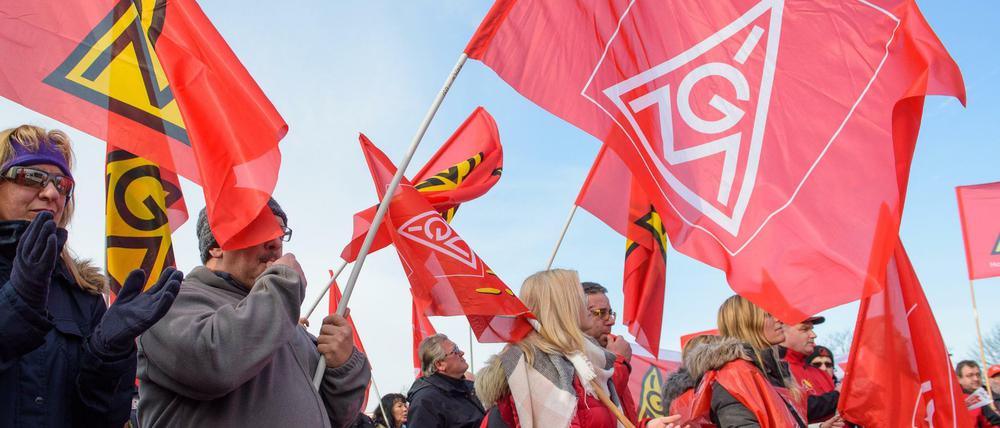 Mit 2,3 Millionen Mitgliedern ist die IG Metall mit Abstand die größte deutsche Gewerkschaft.
