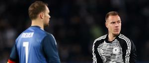 Zwei Männer, ein Ziel. Manuel Neuer (links) und Marc-André ter Stegen wollen Deutschlands Nummer eins sein.