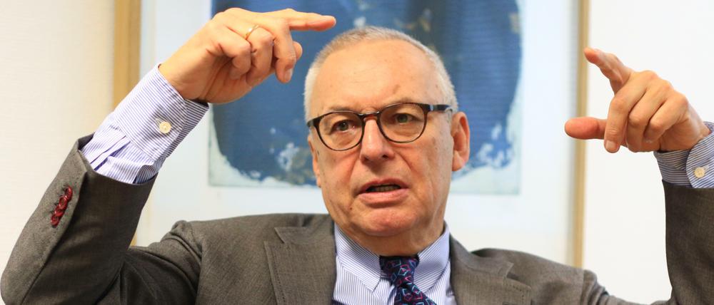 Klare Vorstellungen: Hertha-Präsident Werner Gegenbauer.