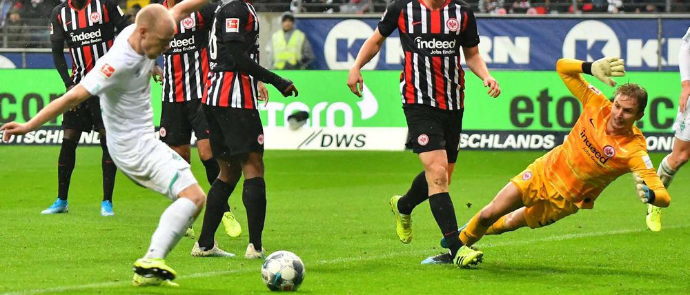 Davy Klaassen erzielt das 1:0 für Werder.