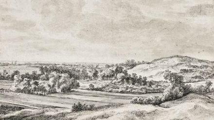 So fein wie er ritzte keiner die Natur. Ein Landschaftsbild von Waterloo.