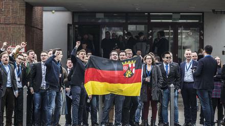 Die Junge Alternative - die vom Verfassungsschutz beobachtete Jugendorganisation der AfD.