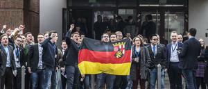 Die Junge Alternative - die vom Verfassungsschutz beobachtete Jugendorganisation der AfD.