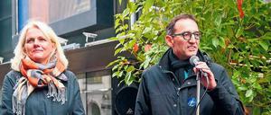 Auf geht’s. Stefan von Dassel und Regine Günther eröffnen das Wochenende.