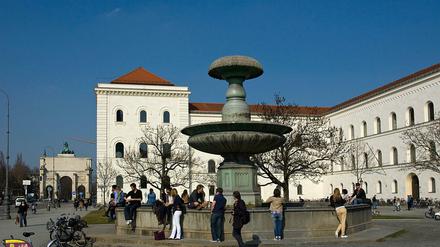 Die LMU München, eine der Exzellenzuniversitäten in Deutschland.