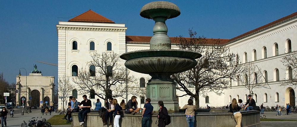 Die LMU München, eine der Exzellenzuniversitäten in Deutschland.