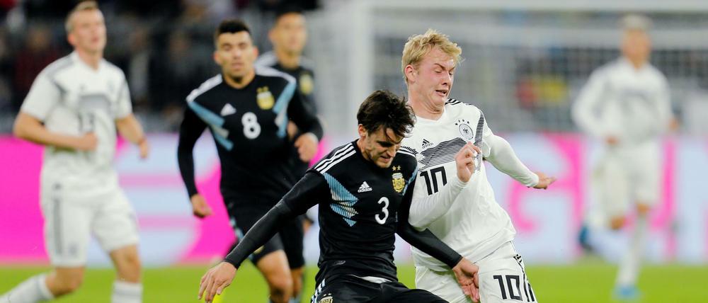 Julian Brandt gibt immer alles, ist aber manchmal glücklos.