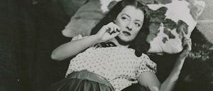 Verwegene Filmikone. Bette Davies in „Beyond The Forest“, 1949.