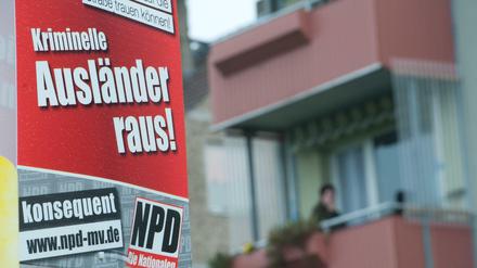 Die NPD und ihr Thema: Ausländer