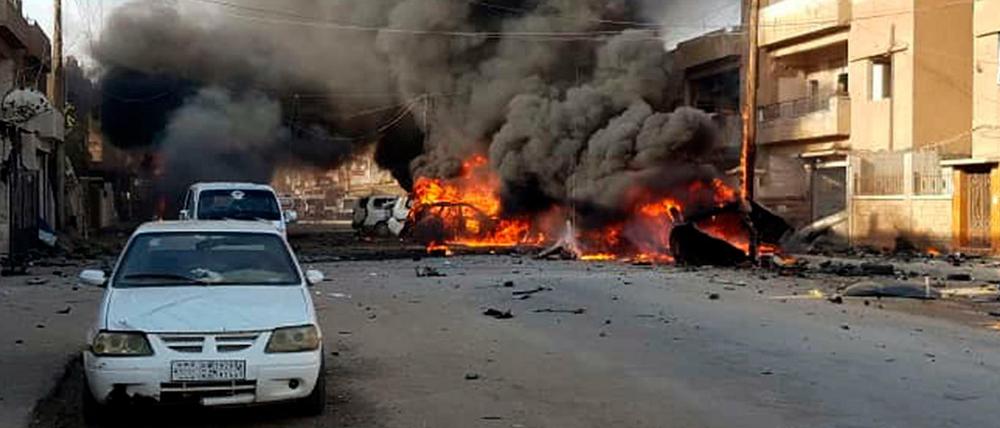 Explosionen im syrischen Qamischli