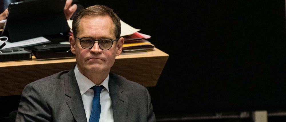 Berlins Regierender Bürgermeister Michael Mueller (SPD) (hier bei einer Sitzung im Abgeordnetenhaus).