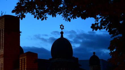 Die Synagoge von Halle (Saale) ist zu einem Tatort geworden. 