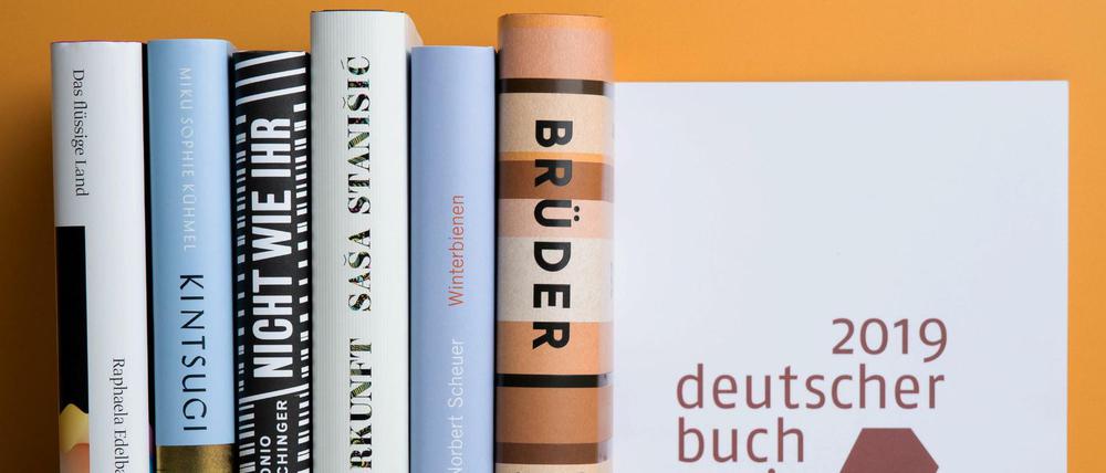Die nominierten Bücher für den Deutschen Buchpreis, der am Montagabend verliehen wird