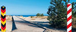 Die Grenze zwischen Deutschland und Polen sieht an der Ostsee so idyllisch aus. Aber die beiden Länder trennt viel.