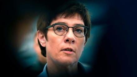 Annegret Kramp-Karrenbauer in ihrer Rolle als Verteidigungsministerin Ende September.