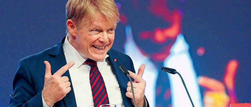 DGB-Chef Reiner Hoffmann ist bis 2022 gewählt.
