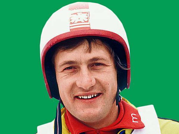 Rekord-Skiabfahrtläufer Franz Klammer.