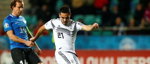 Ilkay Gündogan (rechts) zeigte sich in Tallinn treffsicher.