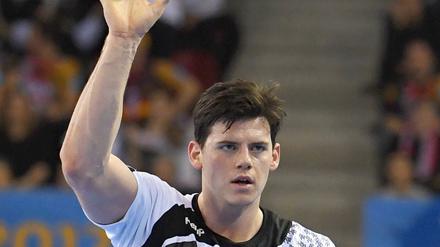Ein Bild aus besseren Zeiten. Nach der Handball-WM 2017 begann die Verletzungsmisere von Simon Ernst.