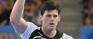 Ein Bild aus besseren Zeiten. Nach der Handball-WM 2017 begann die Verletzungsmisere von Simon Ernst.