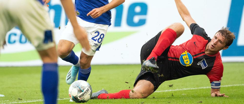 Aufstehen, weiter: Niklas Stark wird vermutlich sein erstes Ligaspiel in dieser Saison verpassen.