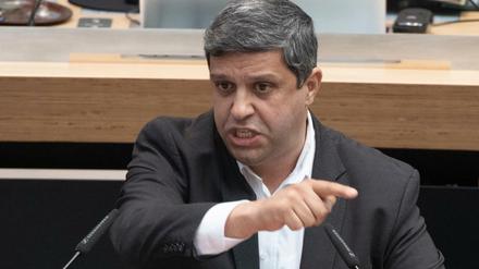 SPD-Fraktionsvorsitzender Raed Saleh im Berliner Abgeordnetenhaus.