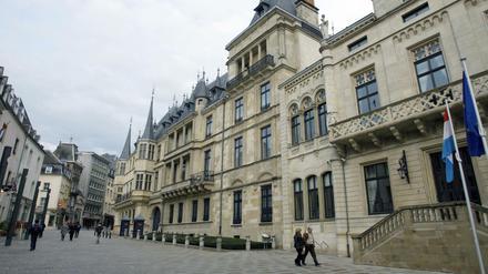 Das Großherzogliche Palais (Palais Grand-Ducal) in Luxemburg.
