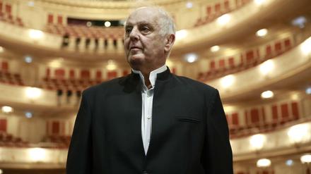 Barenboim dirigierte während des Konzerts auswendig.