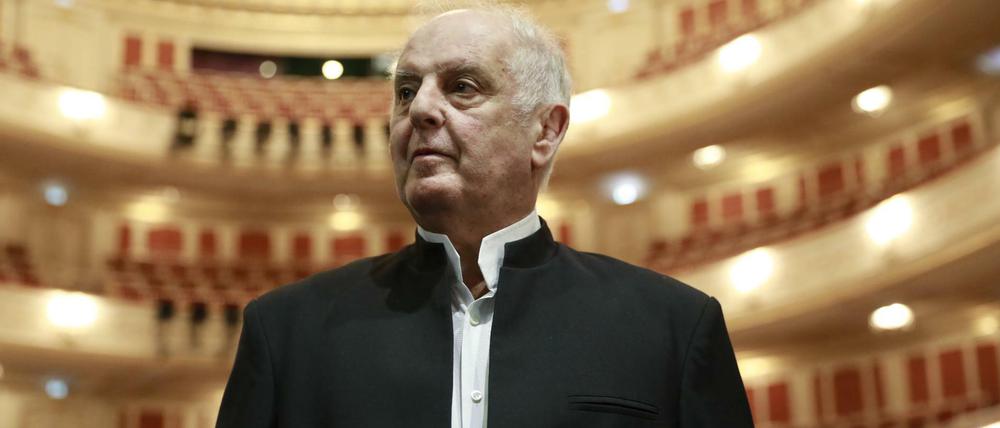 Barenboim dirigierte während des Konzerts auswendig.