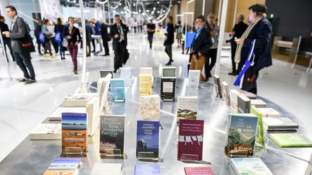 Der Gastlandpavillon Norwegens auf der Frankfurter Buchmesse. 
