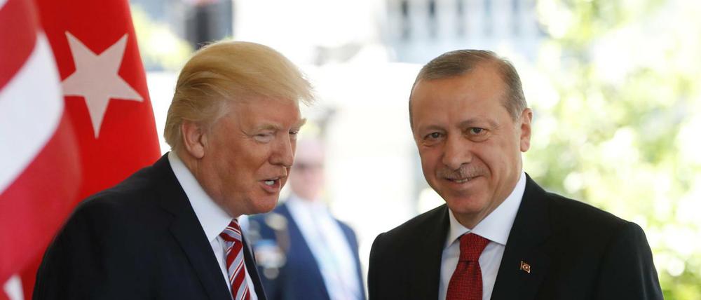 US-Präsident Donald Trump und der türkische Präsident Recep Tayyip Erdogan im Mai 2017 in Washington