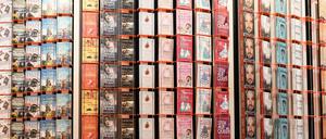 Bücher en masse auf der Frankfurter Buchmesse. Auch online wird gerne gelesen.