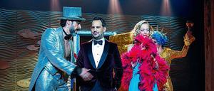 Hüftsteif: Pasquale Aleardi mit Moritz Bleibtreu und Heike Makatsch.