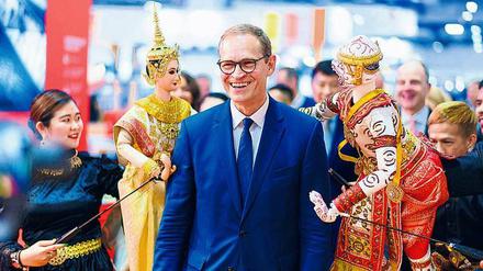 Berlins Regierender Bürgermeister Michael Müller (SPD) in Singapur.