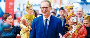 Berlins Regierender Bürgermeister Michael Müller (SPD) in Singapur.