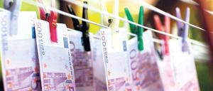 Geldwäsche ist ein Problem in Berlin.