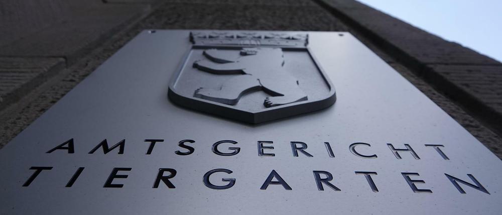 Der Eingang des Amtsgerichts Tiergarten.