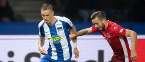 Marius Wolf, 24, wechselte kurz vor dem Ende der Transferfrist von Borussia Dortmund zu Hertha BSC und hat sich in Berlin schnell eingelebt. 