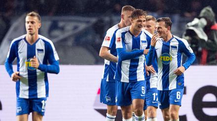 Hertha-Spieler am 7. Spieltag im Olympiastadion (Archiv)