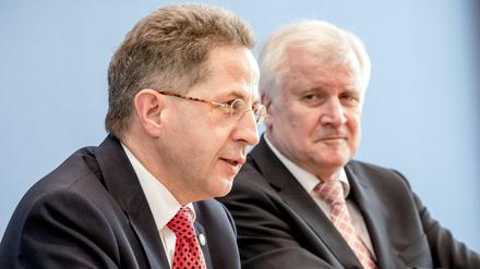 Hans-Georg Maaßen (links) und Innenminister Horst Seehofer (Archiv).