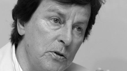 Anke Fuchs, SPD-Politikerin und Präsidentin des Deutschen Mieterbundes (Archiv).