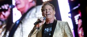 Der US-Sänger David Hasselhoff performt im Rahmen der „FREEDOM! The Journey continues.“