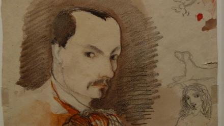 Selbstporträt im Revolutionsjahr 1848. Charles Baudelaire.