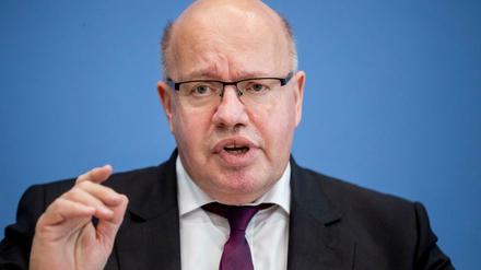 Peter Altmaier (CDU), Bundesminister für Wirtschaft und Energie,