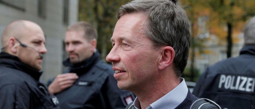 Konnte seine Vorlesung nicht halten: Bernd Lucke.
