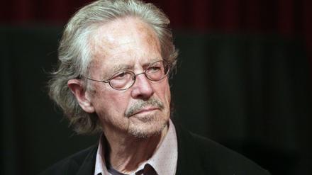 Kontroverser Literaturnobelpreisträger. Der Schriftsteller Peter Handke.