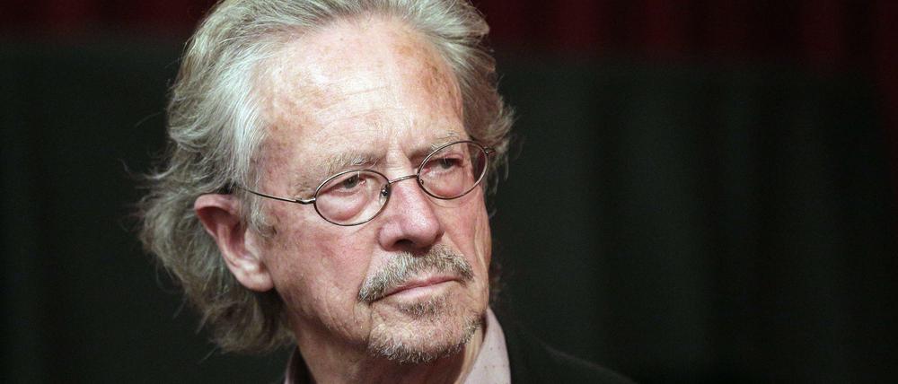Kontroverser Literaturnobelpreisträger. Der Schriftsteller Peter Handke.