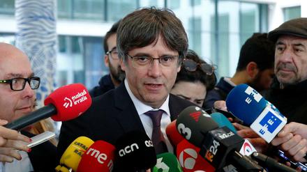 Der frühere katalanische Regionalpräsident Carles Puigdemont in Brüssel. 