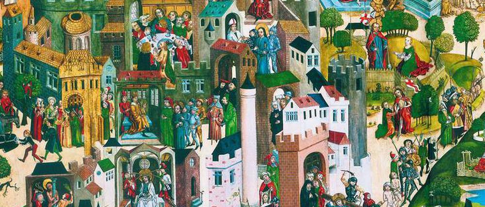 Frommes Gewimmel. Die Thorner Passionstafel, um 1480 entstanden, versetzt die Ostergeschichte nach Nordeuropa.